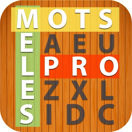 Mots mélés PRO - 8 jeux différents de mots mélés et cachés en puzzle icon