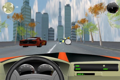 3D City Surfers Car Race Free screenshot 2