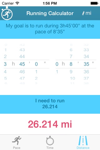 The Running Calculator screenshot 3