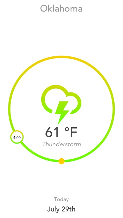 Aura - A Minimal Hourly Weather Forecast App screenshot-4