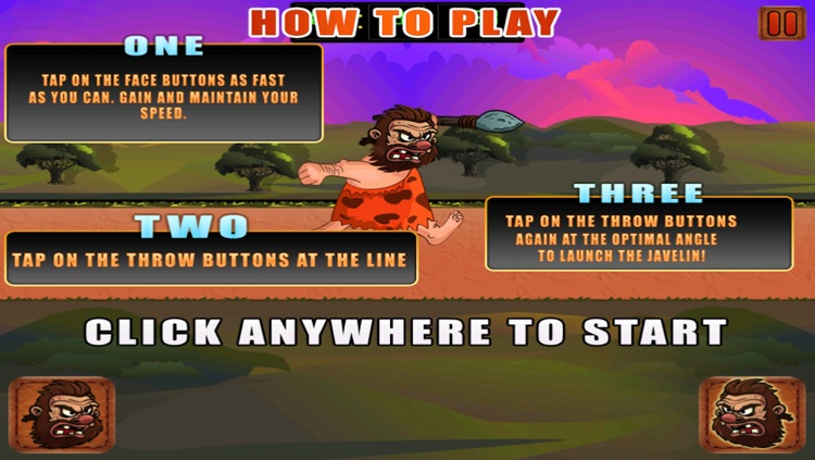 Caveman Hunt Spear Throwing Adventure screenshot-3