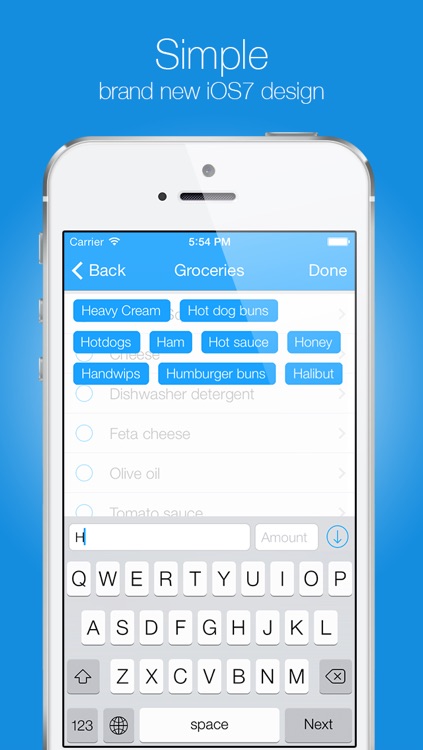 Groceries - Smart Shopping List - create, edit and share your grocery lists and recipes