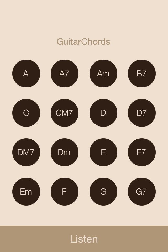 GuitarChords - Learn Basic Guitar Chords screenshot 2
