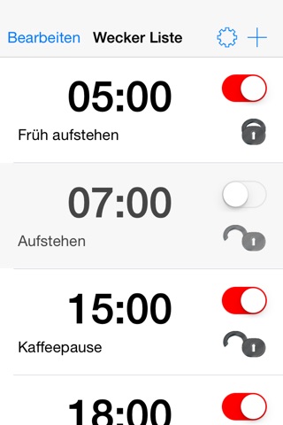 Lockable Alarm Clock screenshot 2