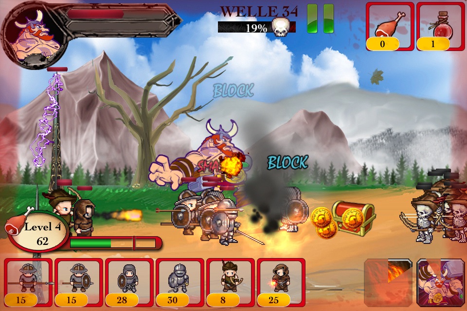 Barbarian Warrior vs Zombie Defense ACT TD - Hammer of Thor screenshot 4