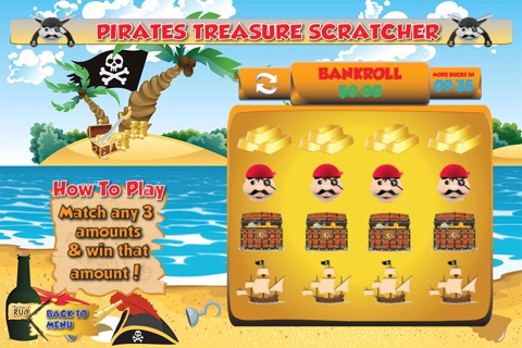 A pirate's scratcher game- Free Instant Scratch Off Lottery Tickets screenshot 2
