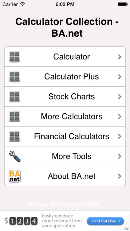 Calculator Collection Free BA.net