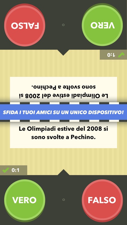 Vero o falso - il gioco