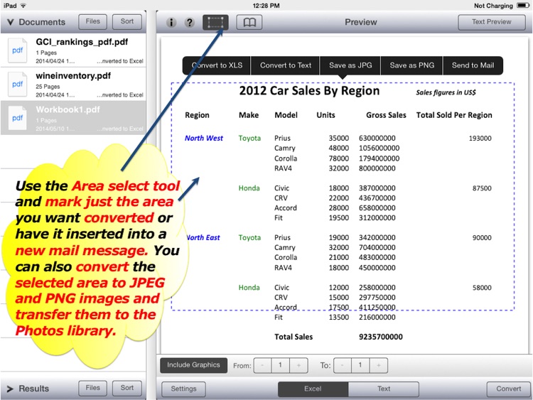 PDF to Excel - PDF2Office 2017 screenshot-3