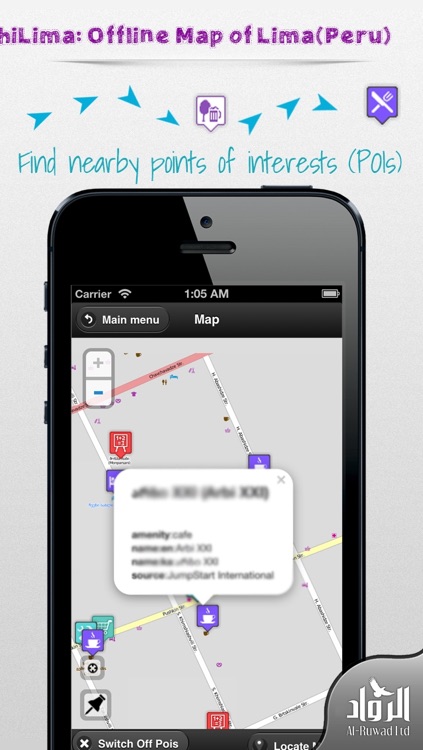 hiLima: Offline Map of Lima (Peru)