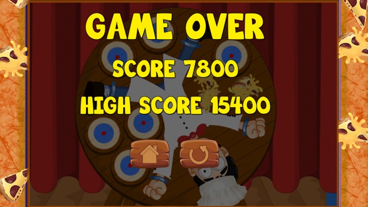 Pizza Dart Wheel Attack – Aim at target & hit it screenshot-4