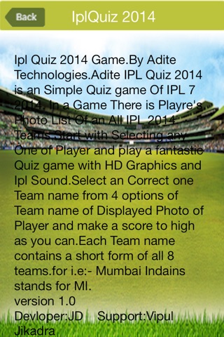 IPL Quiz 2014 screenshot 2