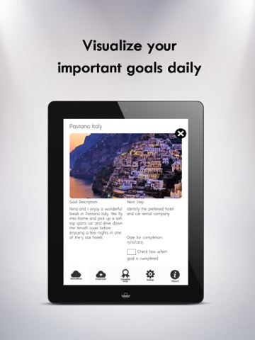 MyGoalBook for iPad screenshot 3