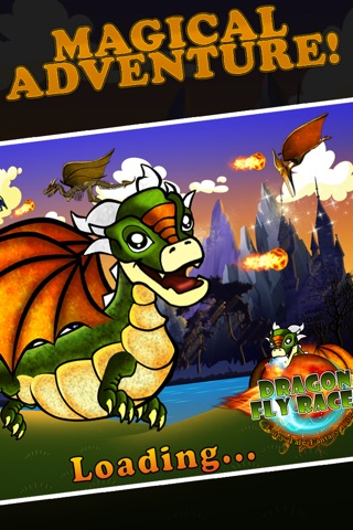 Baby Dragon Fly Racer - Fairy Tail Fantasy Racing Game screenshot 2