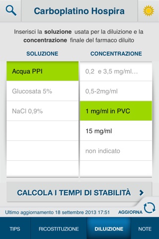 Stabilità Farmaci Chemioterapici screenshot 3