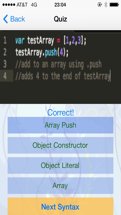 JavaScript Tutorial and Flashcards screenshot-4