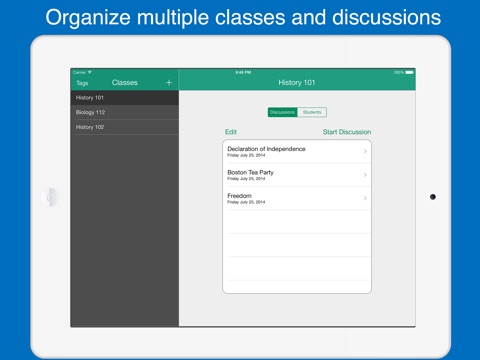 Round Table - Harkness Discussion Tracking screenshot 4