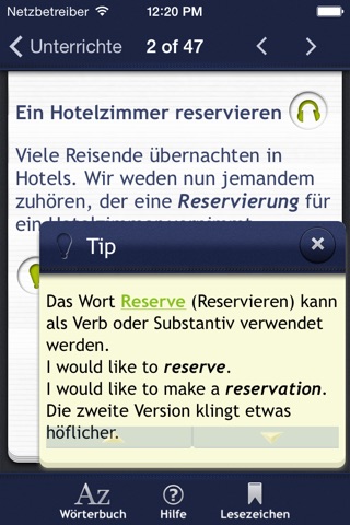 Englisch für Reisen und Urlaub screenshot 3