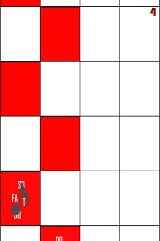 Piano Style Tap - Don't hit 2 smash any red tiles only touch white tile with the black keys game screenshot 3