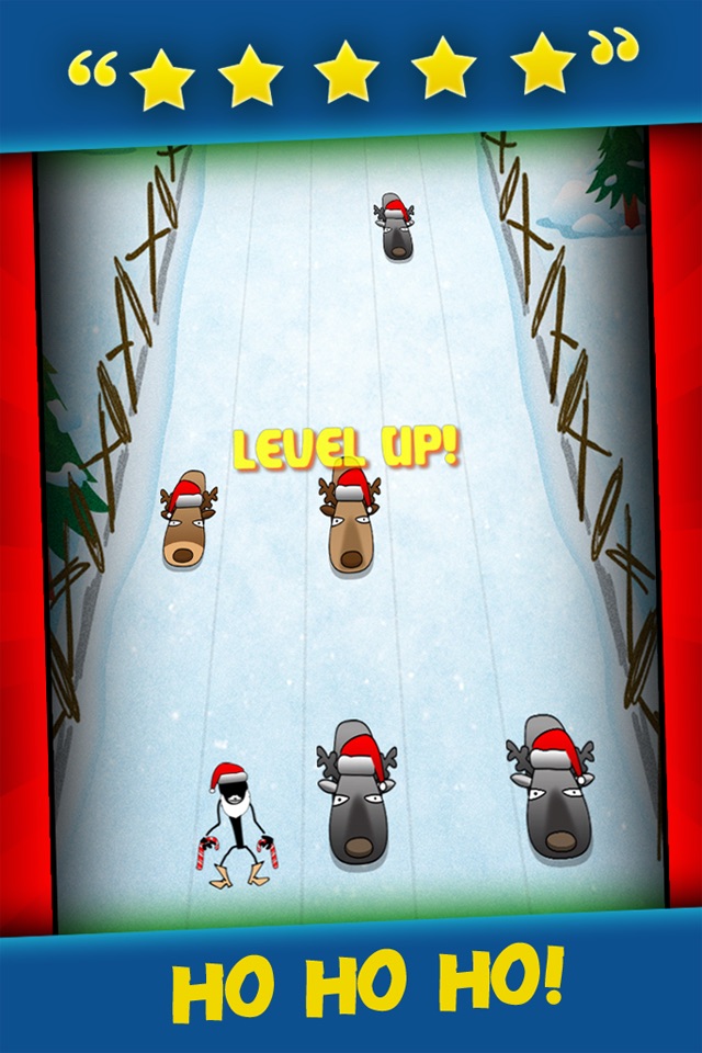 A Stickman Santa Stampede Christmas Reindeer Run Free Games for the Holidays! screenshot 4