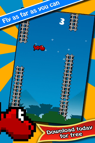 Vird The Flapping Dragon - 2 Player Flying Wings Game screenshot 2