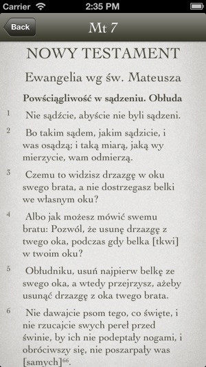 Biblia Tysiąclecia - Pismo Święte Starego i Nowego Testament(圖4)-速報App