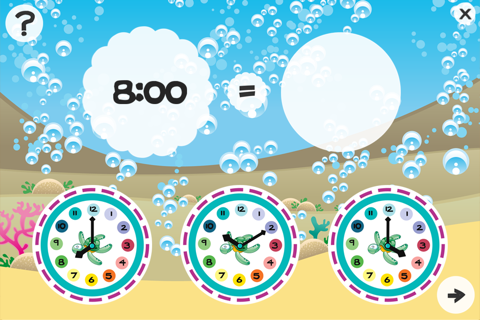 What time is it? Learning games for children to learn to read the clock screenshot 3