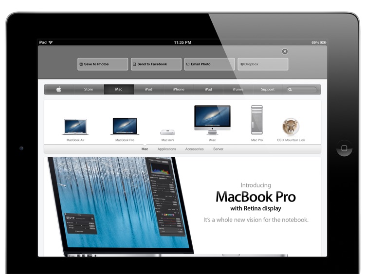 Full Screen Capture - MobWeb.Goody for iPad screenshot-3