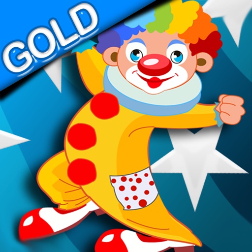 Angry clown shooting color balloon - Gold Edition iOS App