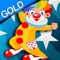 Angry clown shooting color balloon - Gold Edition