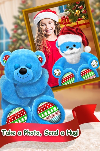 Build A Teddy Bear - A Bear’s Hug In A Christmas Gift Card - Educational Care Kids Game screenshot 2