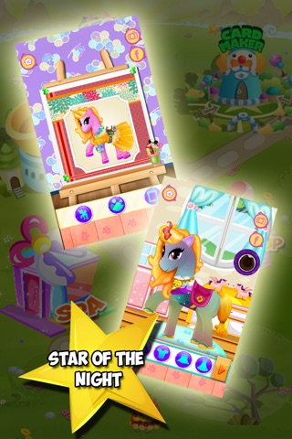Pony Care Resort - Pretty pony dress up and princess spa & salon game screenshot 2