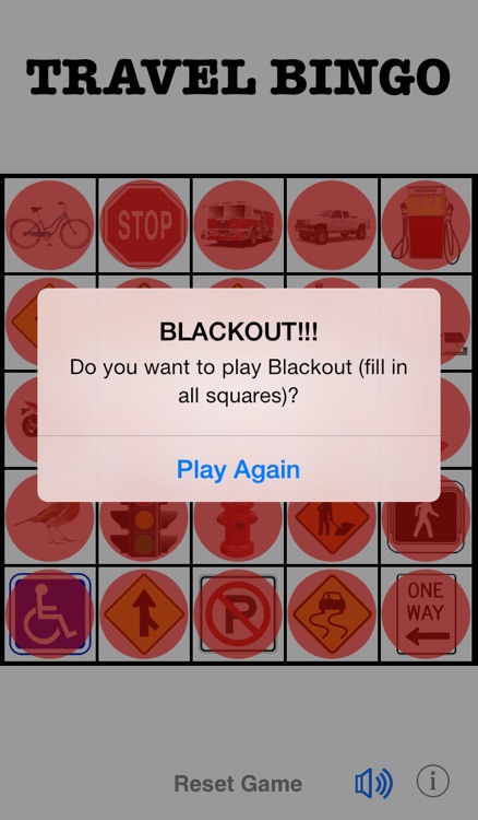 Travel Bingo & Blackout