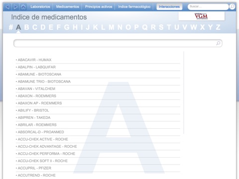 Vademécum VGM Colombia screenshot 2