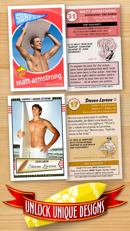 Surfing Card Maker - Make Your Own Custom Surfing Cards with Starr Cards