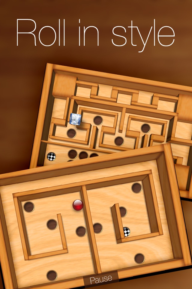 Wooden Labyrinth 3D Free screenshot 3