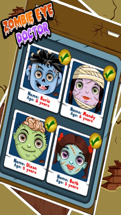 Zombie Surgeon - The Little Monster Eye Doctor Makeover Game screenshot-4