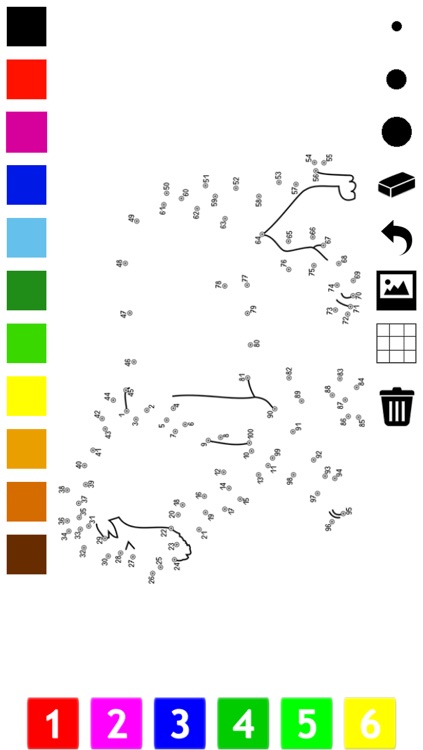 Connect the dots coloring book for children: Learn painting by numbers for kindergarten, preschool or nursery school with this fun puzzle game