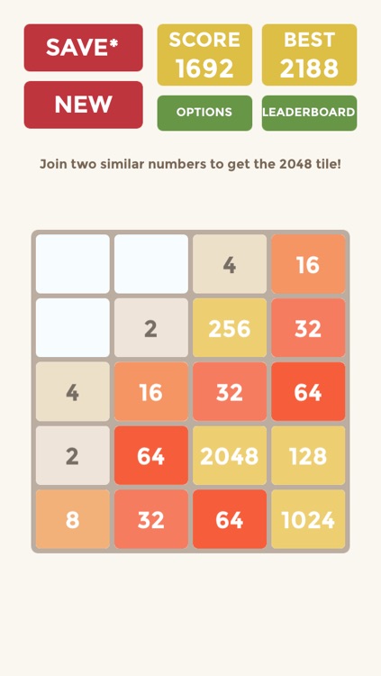 2048 3x4 4x5 5x6