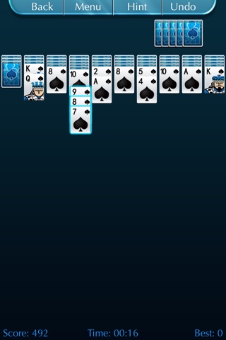 Spider Solitaire Collection Pro screenshot 2