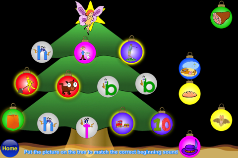 Preschool Christmas Phonics Learning Games Free screenshot 2