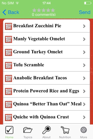 Warrior Muscle Recipes screenshot 2