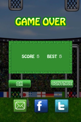 A Flappy Soccer Ball Challenge 2014 Free screenshot 3