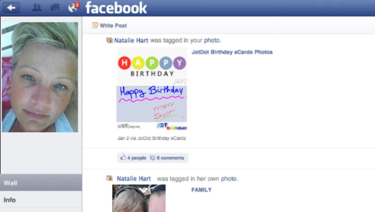 JotDot Birthday eCards for Facebook