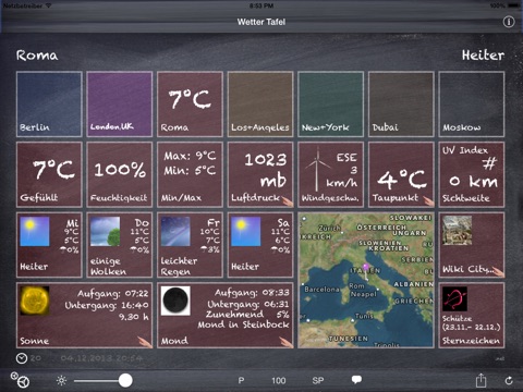 Weather Chalkboard Lite screenshot 3