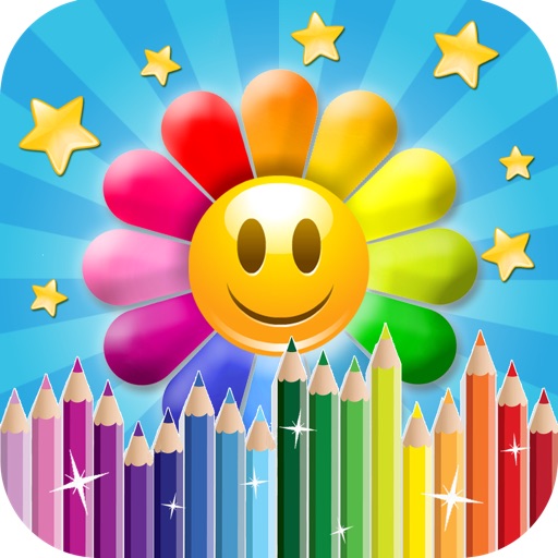 Flower Mania Drawing Pad - Free Addictive Paint, Draw, Scribble & Doodle Game HD icon