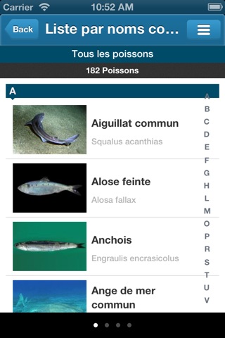 BiodiverSea - free version - Poissons de Mediterranée screenshot 3