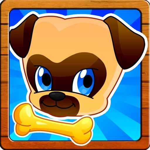 Where's my lost pet pug? Benji & Muzy on a Fun Puppy dog Running Race game for kids Icon
