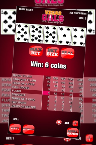 Vegas Gals Casino Poker : The Sin City Girls Night Out - Free screenshot 4