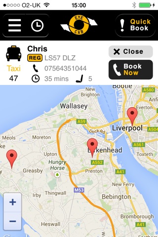 Eye Cab Taxis screenshot 3